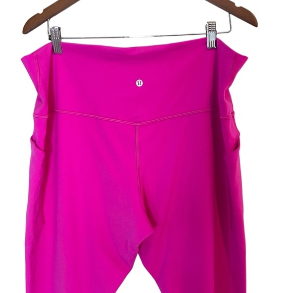 Lululemon Align High-Rise Pant with Pockets 25" Sonic Pink- Size 20 (2022) - Picture 8 of 13